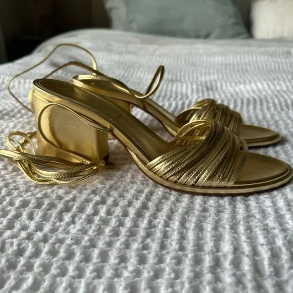 AEYDE Natania Leather Sandals Sz 41 (US 10.5)